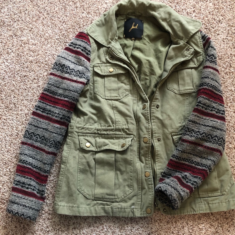 cute army style jacket